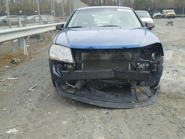 1B3LC46BX9N561179 - 2009 DODGE AVENGER SE BLUE photo 9