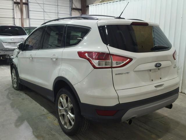 1FMCU0GXXDUC23533 - 2013 FORD ESCAPE SE WHITE photo 3