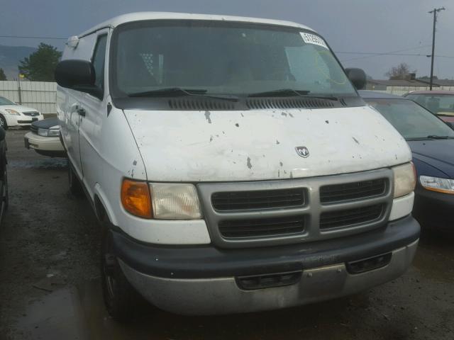 2B7JB21Z01K510243 - 2001 DODGE RAM VAN B2 WHITE photo 1