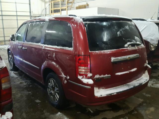 2A8HR64X58R143233 - 2008 CHRYSLER TOWN & COU Tünd qırmızı foto 3