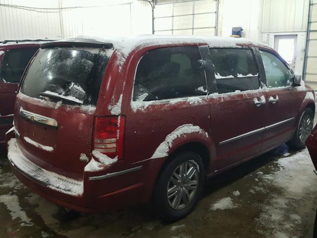 2A8HR64X58R143233 - 2008 CHRYSLER TOWN & COU Tünd qırmızı foto 4