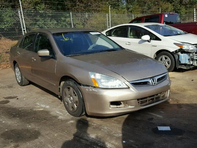 3HGCM56456G702460 - 2006 HONDA ACCORD LX GOLD photo 1