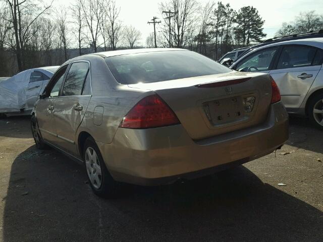 3HGCM56456G702460 - 2006 HONDA ACCORD LX GOLD photo 3