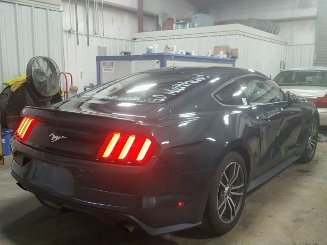 1FA6P8TH6F5400460 - 2015 FORD MUSTANG GRAY photo 4