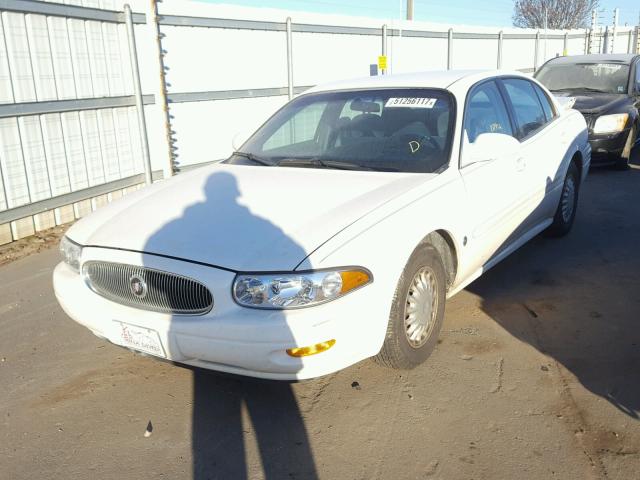 1G4HP54K41U162954 - 2001 BUICK LESABRE CU WHITE photo 2