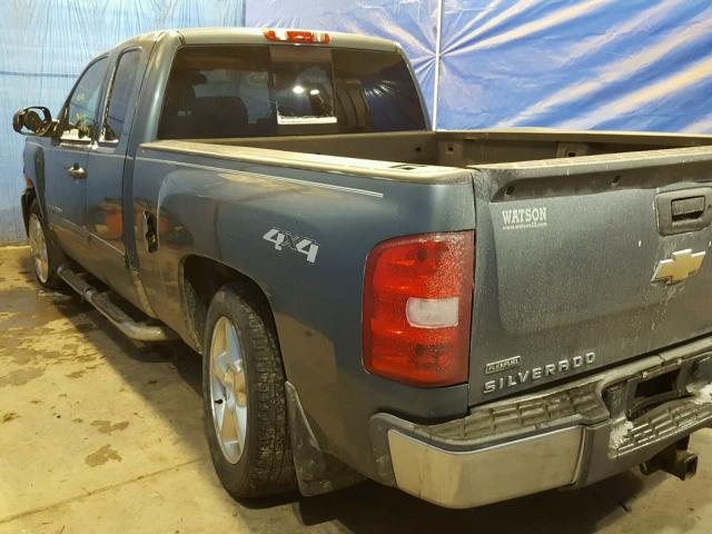 2GCEK290X91118900 - 2009 CHEVROLET SILVERADO BLUE photo 3