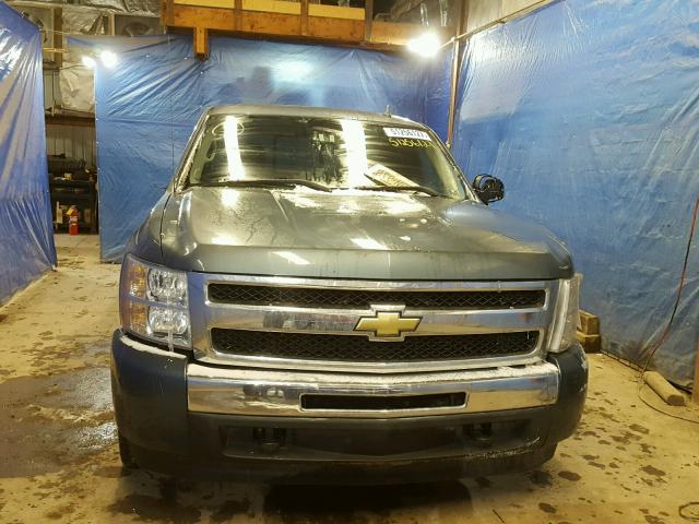 2GCEK290X91118900 - 2009 CHEVROLET SILVERADO BLUE photo 9