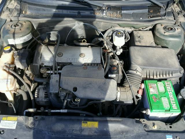 1G2NF52T6YC545143 - 2000 PONTIAC GRAND AM S GREEN photo 7