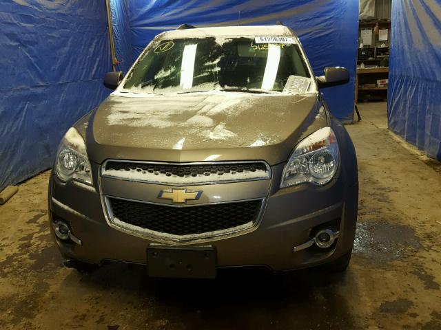 2GNFLNEK5C6313900 - 2012 CHEVROLET EQUINOX LT BROWN photo 9