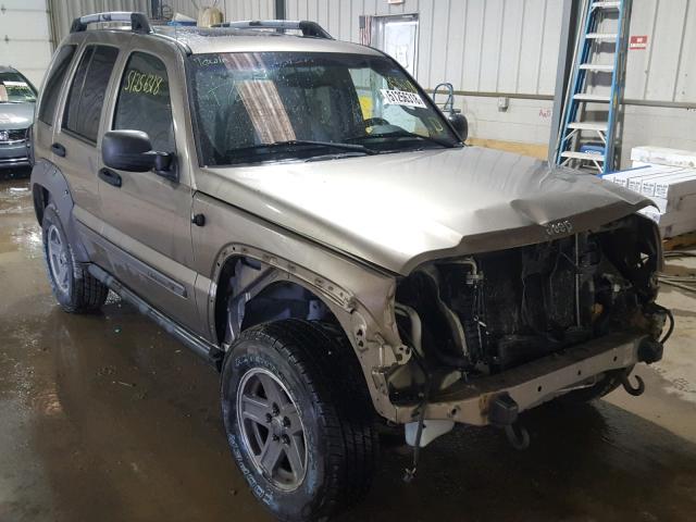 1J4GL38K65W561444 - 2005 JEEP LIBERTY RE BEIGE photo 1