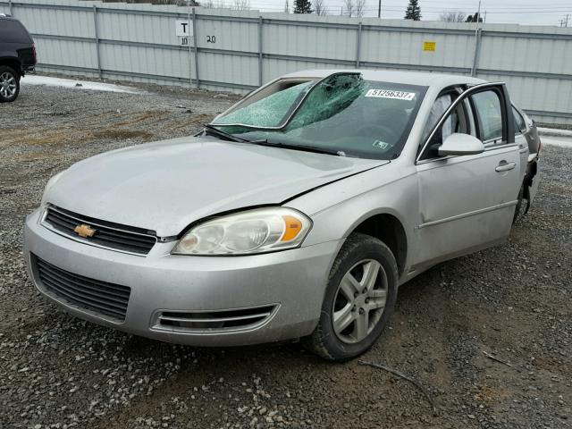 2G1WT58K069343211 - 2006 CHEVROLET IMPALA LT SILVER photo 2