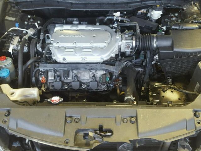 1HGCP36828A003383 - 2008 HONDA ACCORD EXL BLACK photo 7