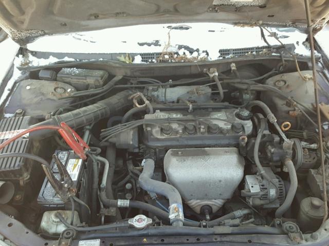 1HGCG6671WA205721 - 1998 HONDA ACCORD EX PURPLE photo 7