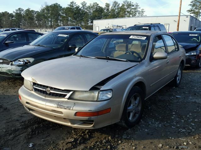 JN1CA21D1VT832320 - 1997 NISSAN MAXIMA GLE BEIGE photo 2