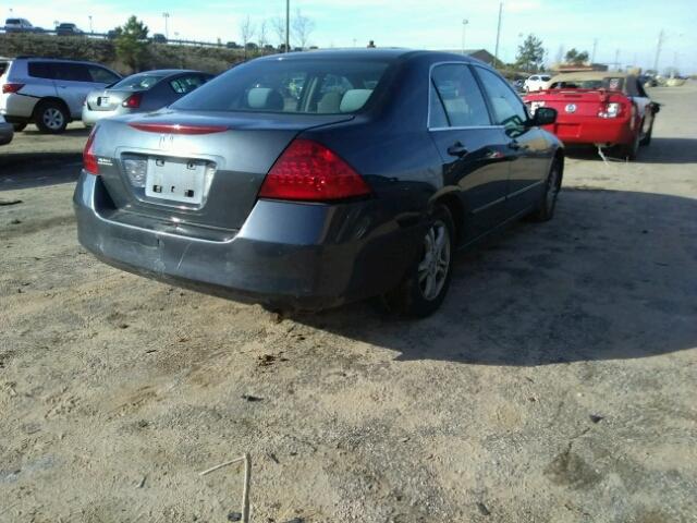 1HGCM56326A033568 - 2006 HONDA ACCORD SE CHARCOAL photo 4