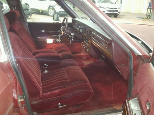 2FABP74F9KX224485 - 1989 FORD CROWN VICT BURGUNDY photo 5