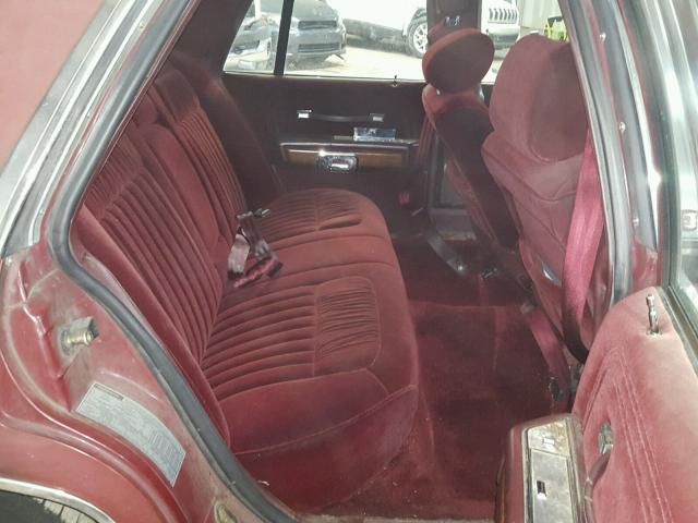 2FABP74F9KX224485 - 1989 FORD CROWN VICT BURGUNDY photo 6