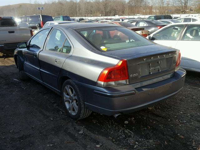 YV1RS592192728232 - 2009 VOLVO S60 2.5T BLUE photo 3