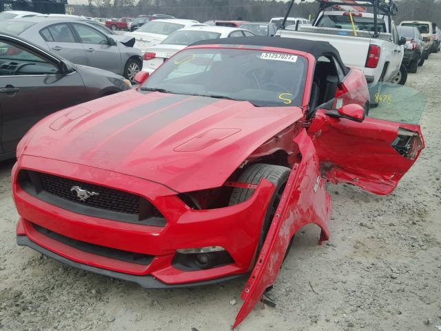 1FATP8FF9H5262767 - 2017 FORD MUSTANG GT RED photo 2