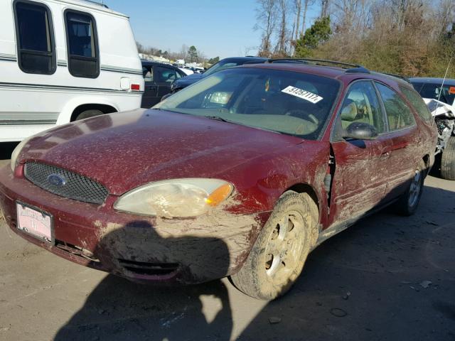 1FAFP58264A181958 - 2004 FORD TAURUS SE BURGUNDY photo 2