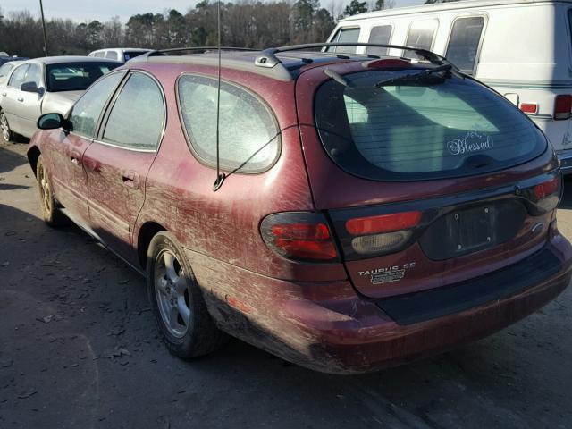 1FAFP58264A181958 - 2004 FORD TAURUS SE BURGUNDY photo 3