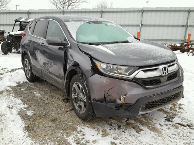 2HKRW2H50HH662709 - 2017 HONDA CR-V EX GRAY photo 1