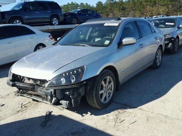 1HGCM66514A033338 - 2004 HONDA ACCORD EX SILVER photo 2