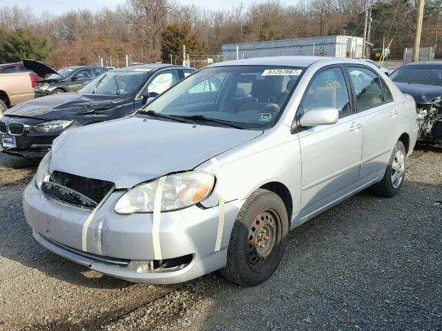 2T1BR32E96C584907 - 2006 TOYOTA COROLLA CE SILVER photo 2