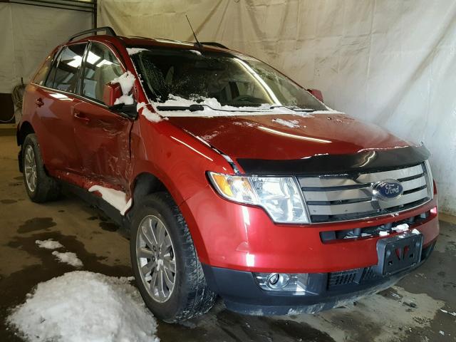 2FMDK4JC1ABA24251 - 2010 FORD EDGE SEL RED photo 1