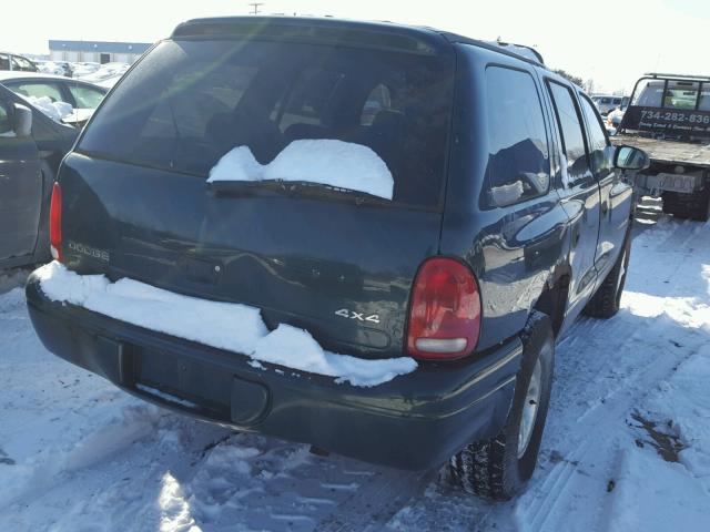 1B4HS28Y5XF500453 - 1999 DODGE DURANGO GREEN photo 4