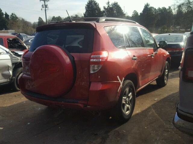 JTMZF33V79D005457 - 2009 TOYOTA RAV4 RED photo 4