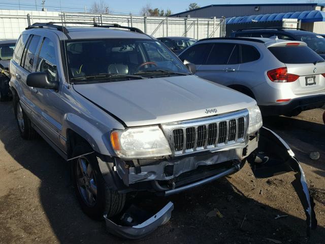 1J8GW68J34C287330 - 2004 JEEP GRAND CHER SILVER photo 1