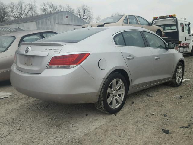 1G4GC5EC6BF115848 - 2011 BUICK LACROSSE C SILVER photo 4