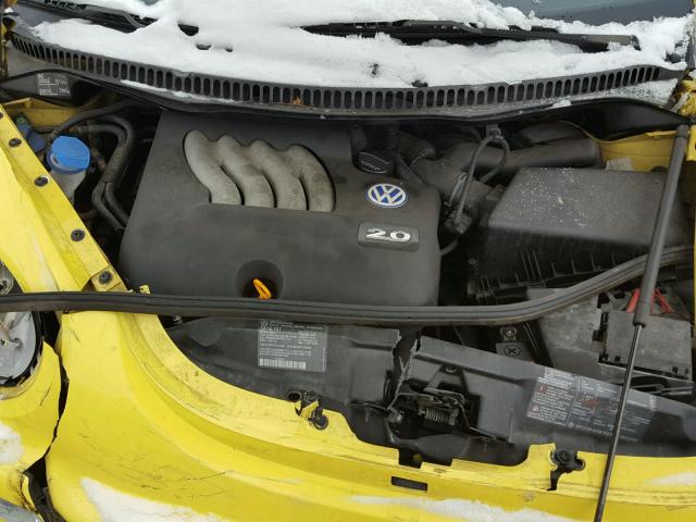 3VWCA21C6YM460753 - 2000 VOLKSWAGEN NEW BEETLE YELLOW photo 7