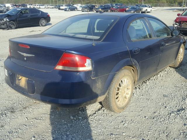 1C3EL46X96N226174 - 2006 CHRYSLER SEBRING BLUE photo 4