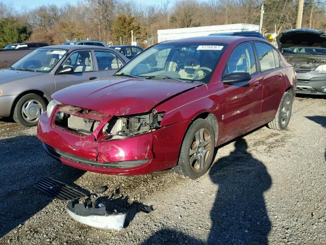 1G8AZ52F05Z153855 - 2005 SATURN ION LEVEL MAROON photo 2