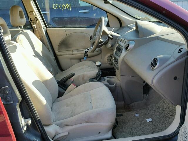 1G8AZ52F05Z153855 - 2005 SATURN ION LEVEL MAROON photo 5