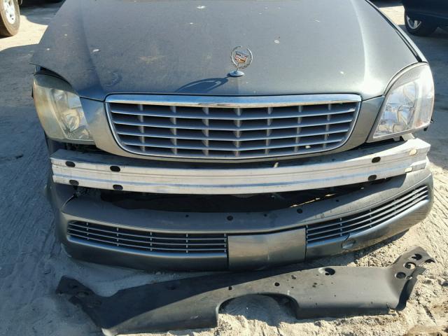 1G6KD54Y55U262674 - 2005 CADILLAC DEVILLE CHARCOAL photo 9