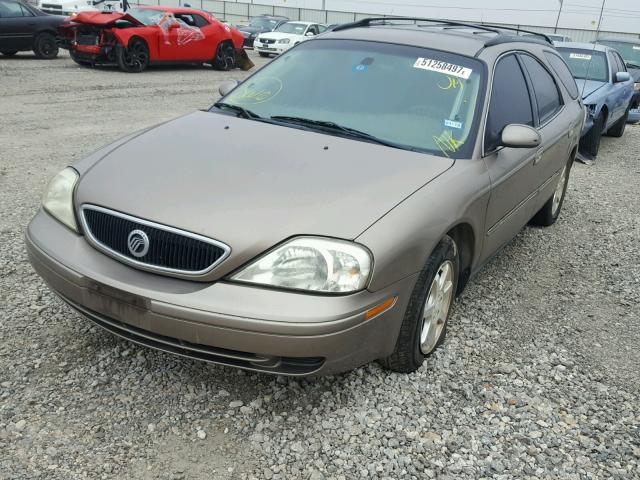 1MEFM58U82A617578 - 2002 MERCURY SABLE GS GOLD photo 2