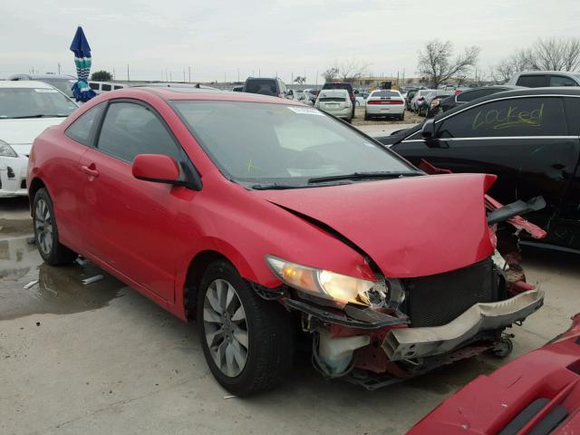 2HGFG12859H537777 - 2009 HONDA CIVIC EX RED photo 1