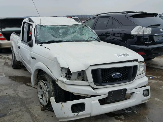 1FTYR14U35PA55987 - 2005 FORD RANGER SUP WHITE photo 1