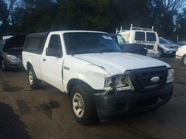 1FTYR10D17PA66219 - 2007 FORD RANGER WHITE photo 1