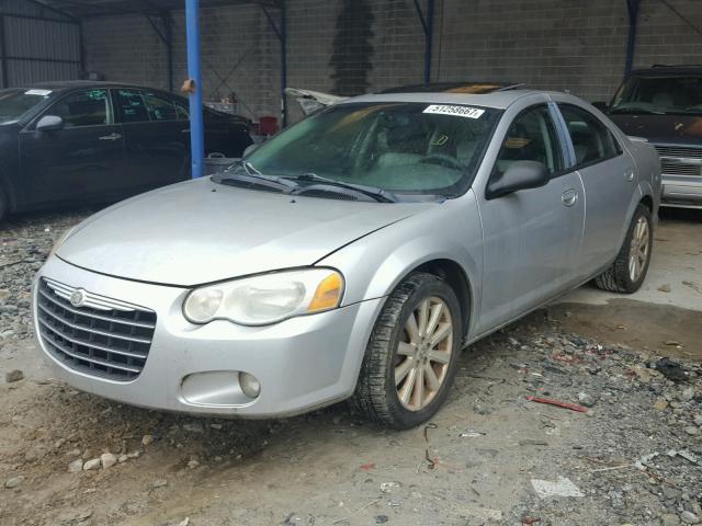 1C3EL36R26N113968 - 2006 CHRYSLER SEBRING SP GRAY photo 2