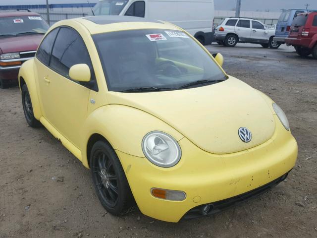 3VWCC21C0YM429606 - 2000 VOLKSWAGEN NEW BEETLE YELLOW photo 1