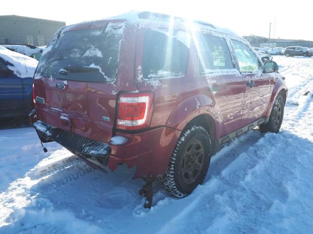 1FMCU9DG7BKB49599 - 2011 FORD ESCAPE XLT RED photo 4