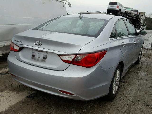 5NPEB4AC2BH033992 - 2011 HYUNDAI SONATA GLS SILVER photo 4