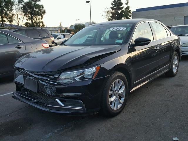 1VWAT7A36GC055183 - 2016 VOLKSWAGEN PASSAT S Schwarz Foto 2