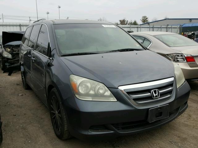 5FNRL38715B086087 - 2005 HONDA ODYSSEY EX BLACK photo 1