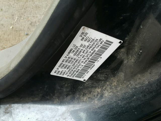 5FNRL38715B086087 - 2005 HONDA ODYSSEY EX BLACK photo 10