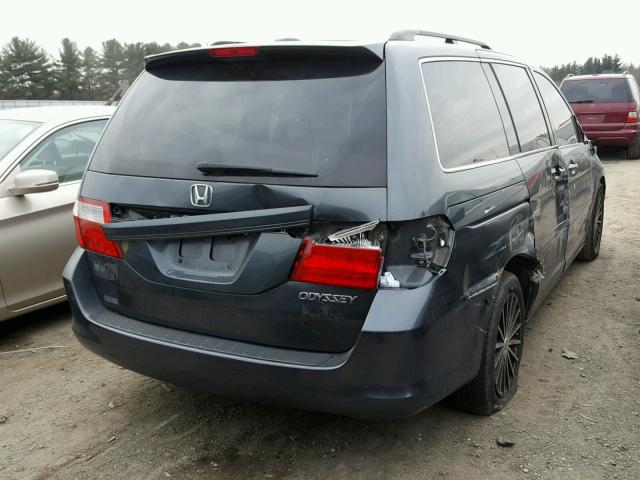 5FNRL38715B086087 - 2005 HONDA ODYSSEY EX BLACK photo 4